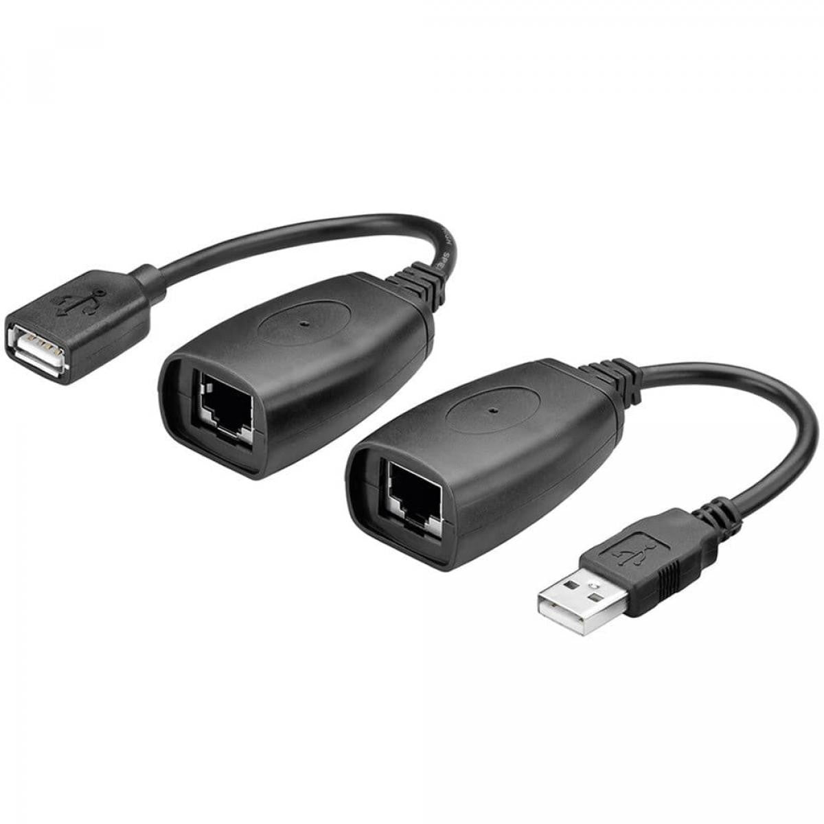 Adaptador de extensión USB de hasta 40 m a través de cable UTP