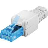 Conector de red RJ45 sin herramientas CAT 6A UTP sin blindaje