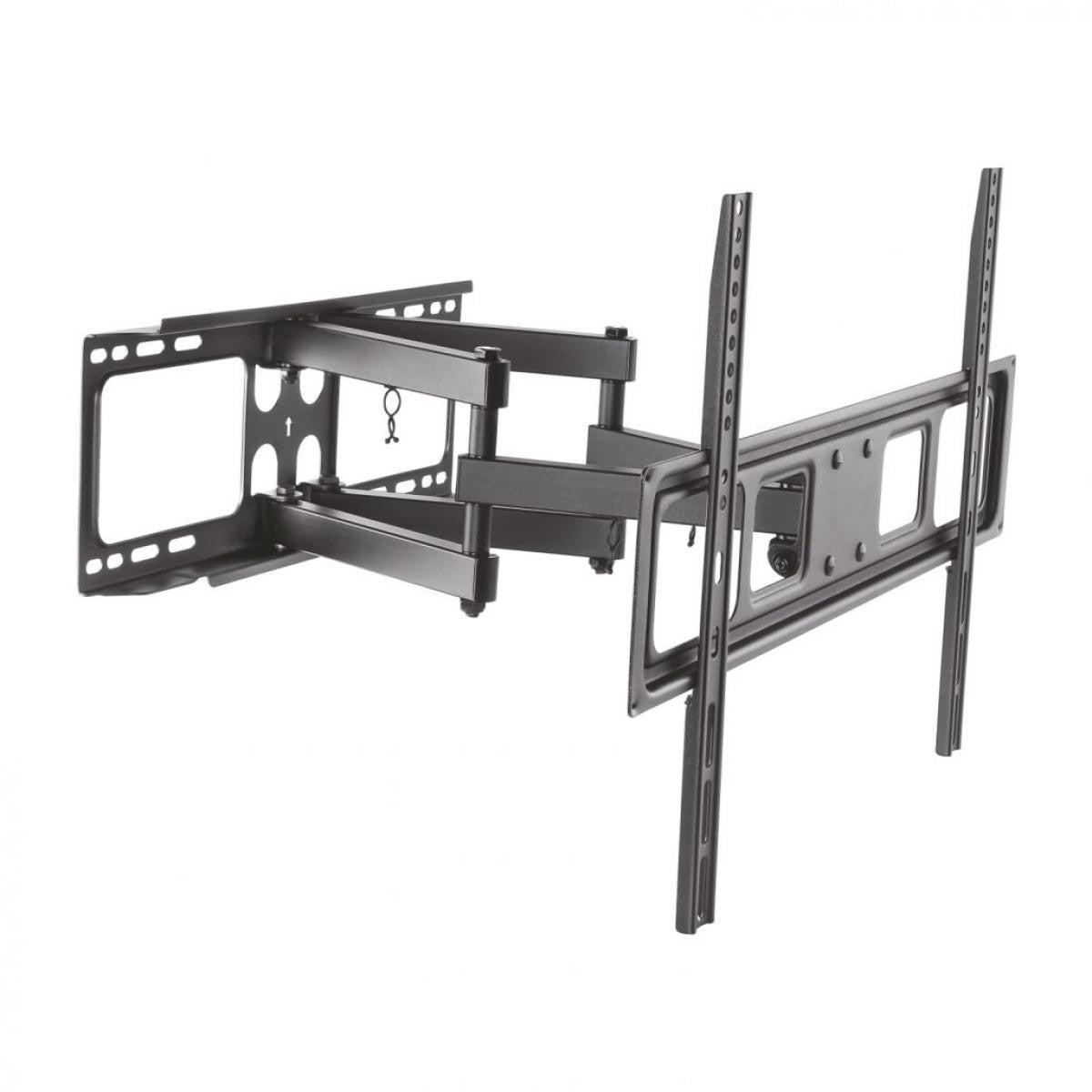 Soporte de pared para TV de 37 a 70  inclinable y nivelable en color negro.