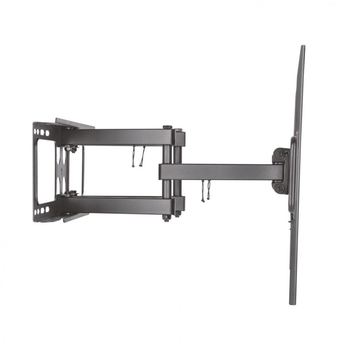 Soporte de pared para TV de 37 a 70  inclinable y nivelable en color negro.