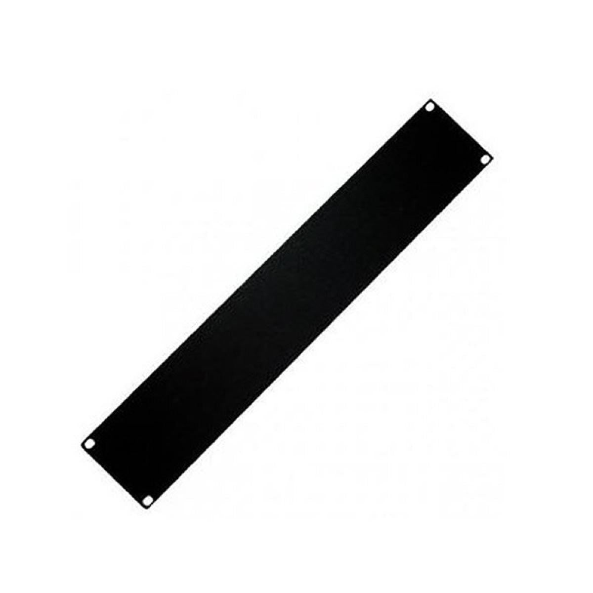 PANEL CIEGO para Rack de 19 DE 2U NEGRO RAL 9005