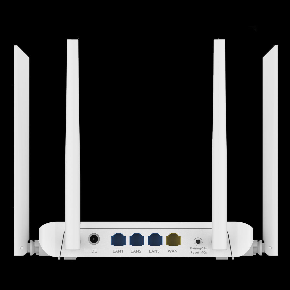 Reyee Router Gigabit Mesh Wi Fi 5 AC1200  4 Puertos RJ45 10/100 Mbps | Gestionable en cloud | Blanco