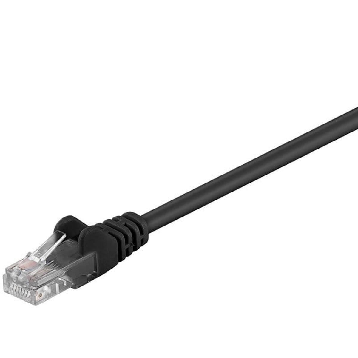 Cable de conexión CAT 5e U/UTP de 15 metros de longitud - NEGRO