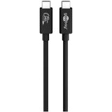 Cable USB-C™ de sincronización y carga, USB 4.0™ Gen 3x2 de 240 W y 0,7 m de longitud - Negro