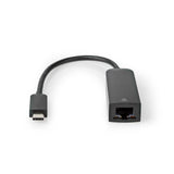 Adaptador de USB-C™ macho a RJ45 Hembra con 20 cm de longitud