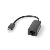 Adaptador de USB-C™ macho a RJ45 Hembra con 20 cm de longitud