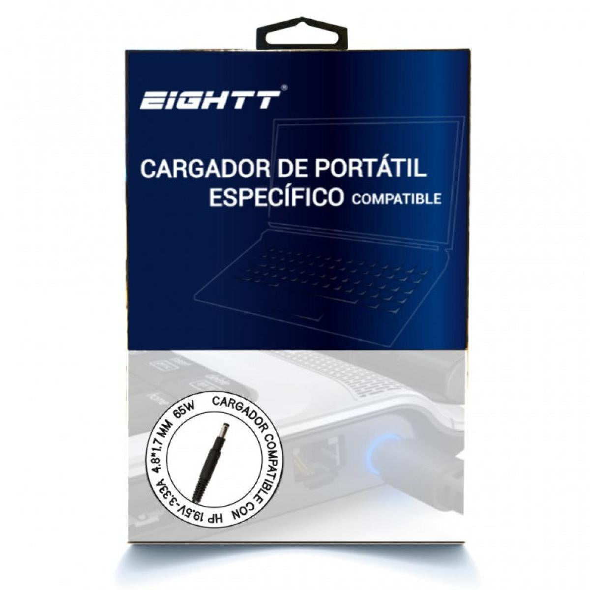 CARGADOR ESPECIFICO HP 65W | 4.8*1.7 - Eightt