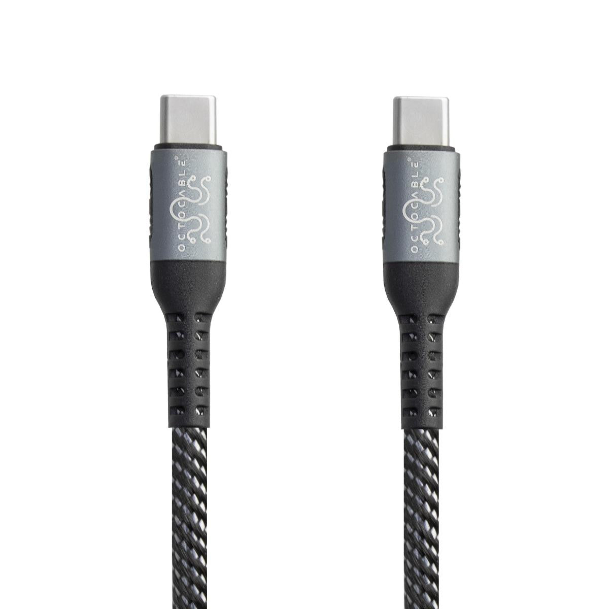 OctoCable - Cable Usb C Macho/Macho con cable de nylon