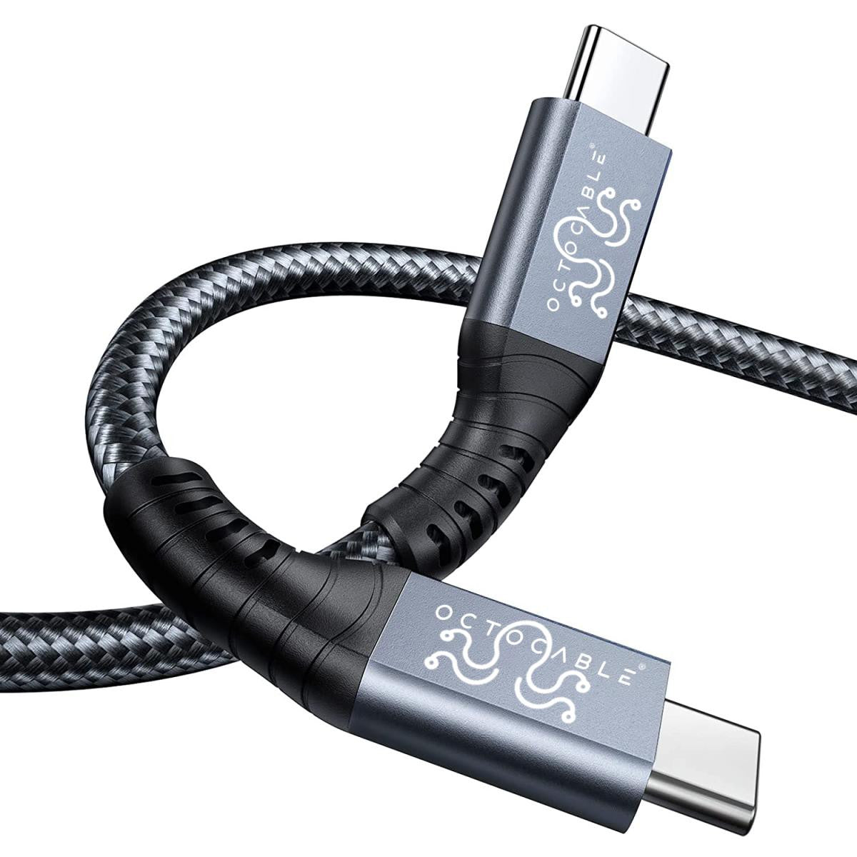 OctoCable - Cable Usb C Macho/Macho con cable de nylon