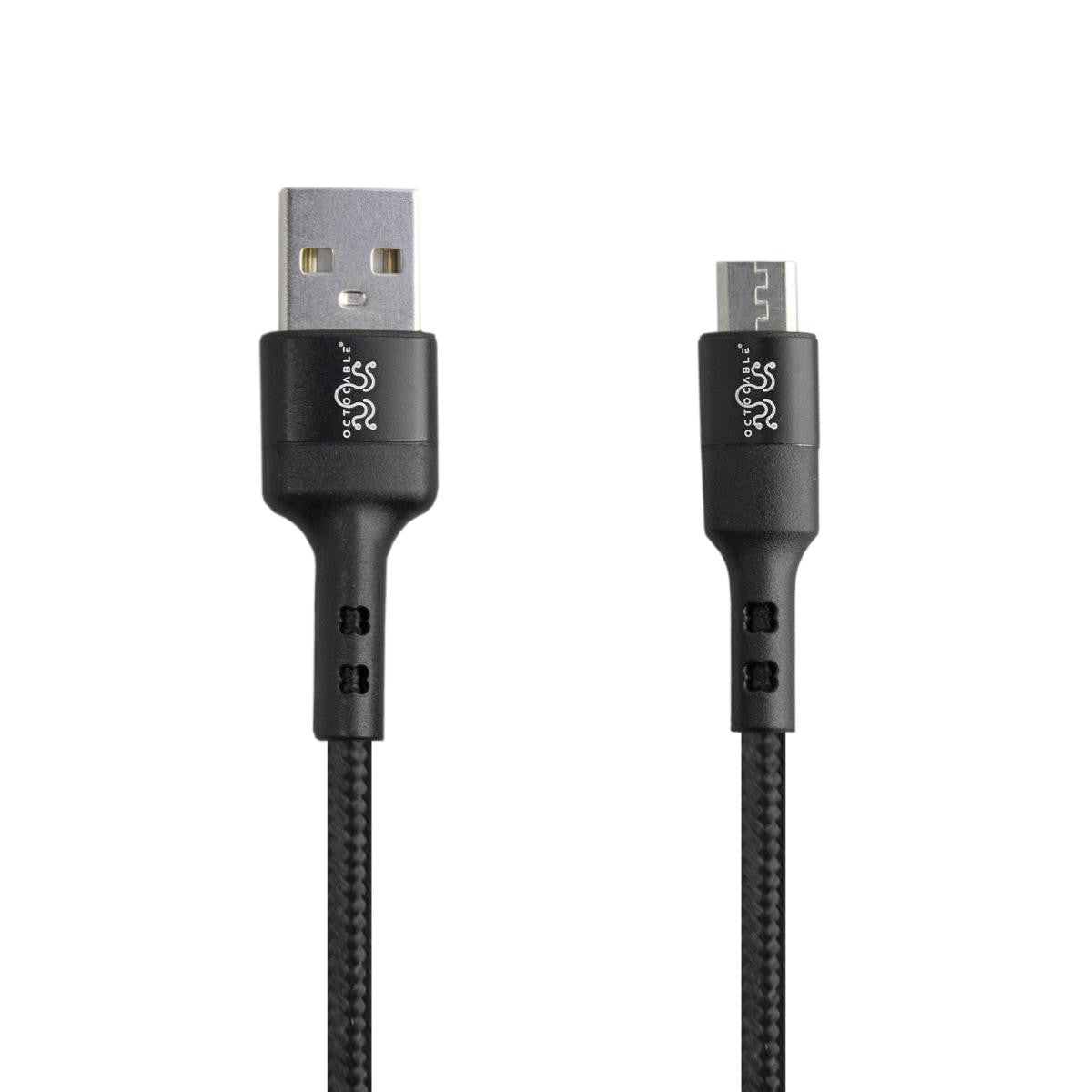 OctoCable - Cable Micro Usb 2.0 a Usb tipo A 2.0 con cable de nylon