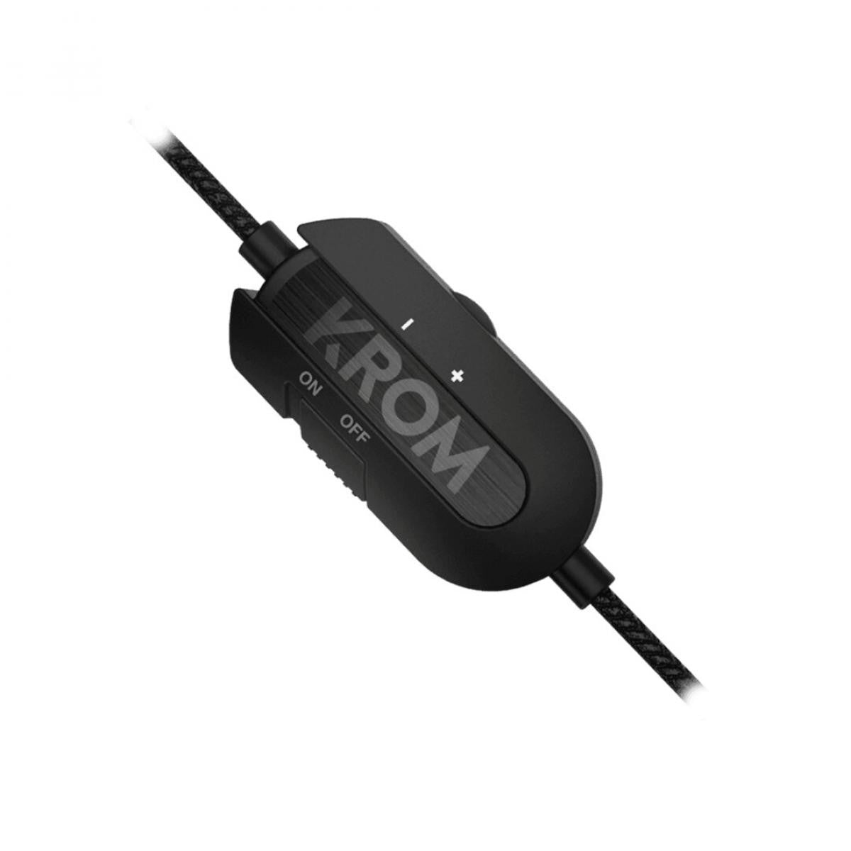 Krom Auricular Gaming Kode 7.1 Virtual USB | 180cm | Negro