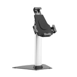 Soporte Antirrobo sobremesa Ajustable (1 Pivote) para Tablet | Inclinación -65º / +80º | Rotación -180º / +180º | Negro