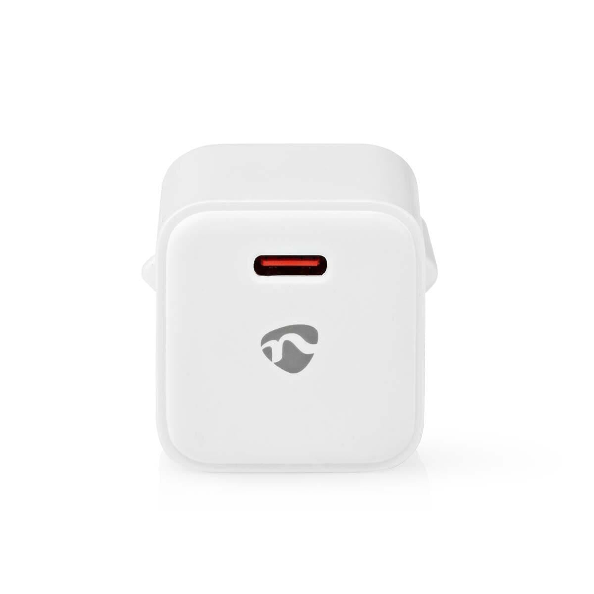 Cargador de pared 20 vatios | Función de carga rápida | 1,67 / 2,22 / 3,0 A | Número de salidas: 1 | 1 x USB-C | Blanco