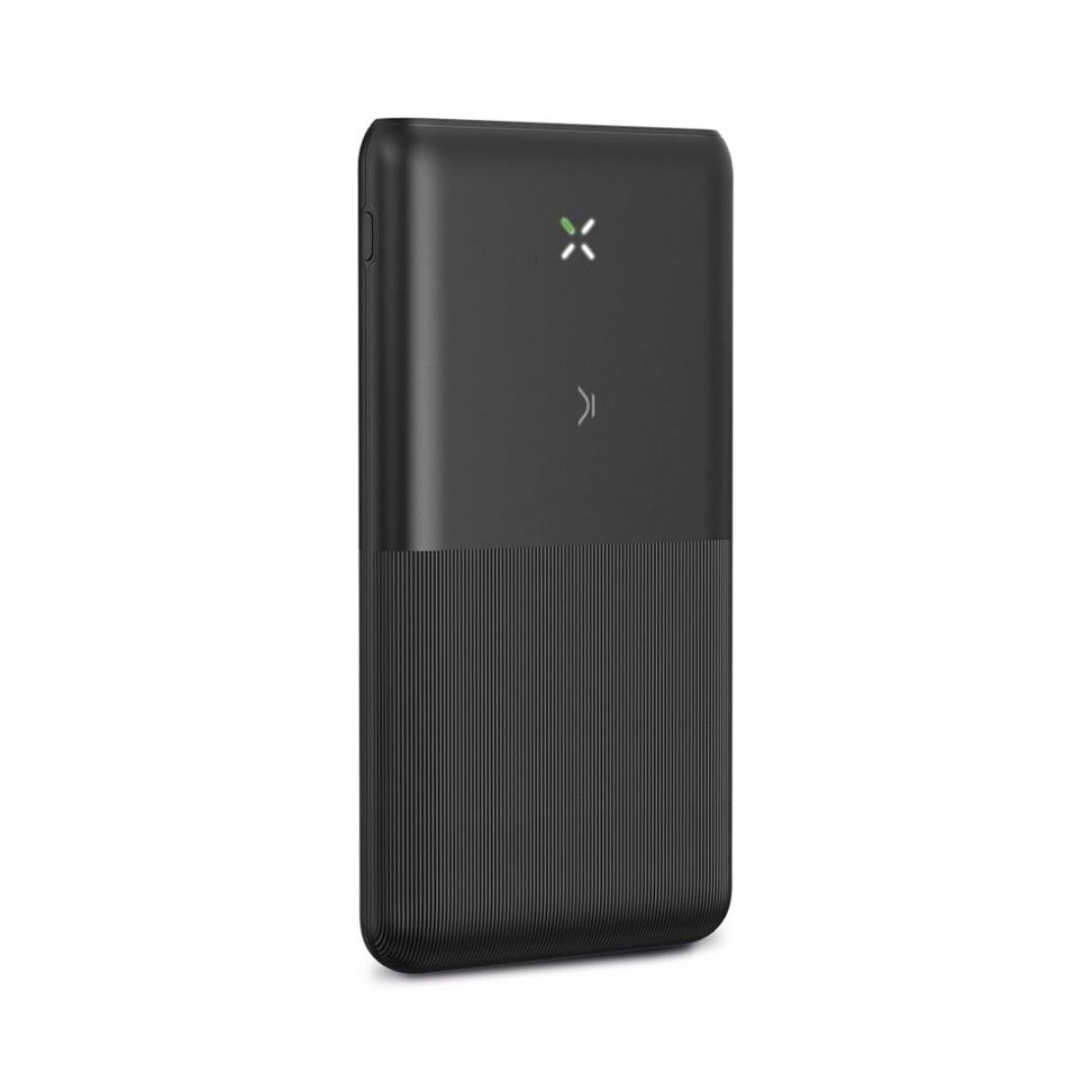 Powerbank KSIX Ultra fina | Polímero de litio | 20.000 mAh | 22,5 W | Power Delivery | Cable USB-C a USB-C incluida - Negro