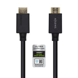 Cable HDMI V2.1 CERTIFICADO Ultra Alta Velocidad 8K@60Hz 48Gbps de 2 m | A/M-A/M | NEGRO