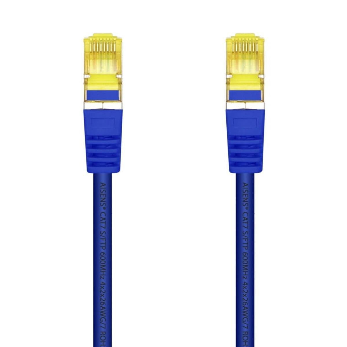 Cable RJ45 LSZH Cat.7 S/FTP de 2 metros | 600 MHz | PIMF | AWG26 - AZUL