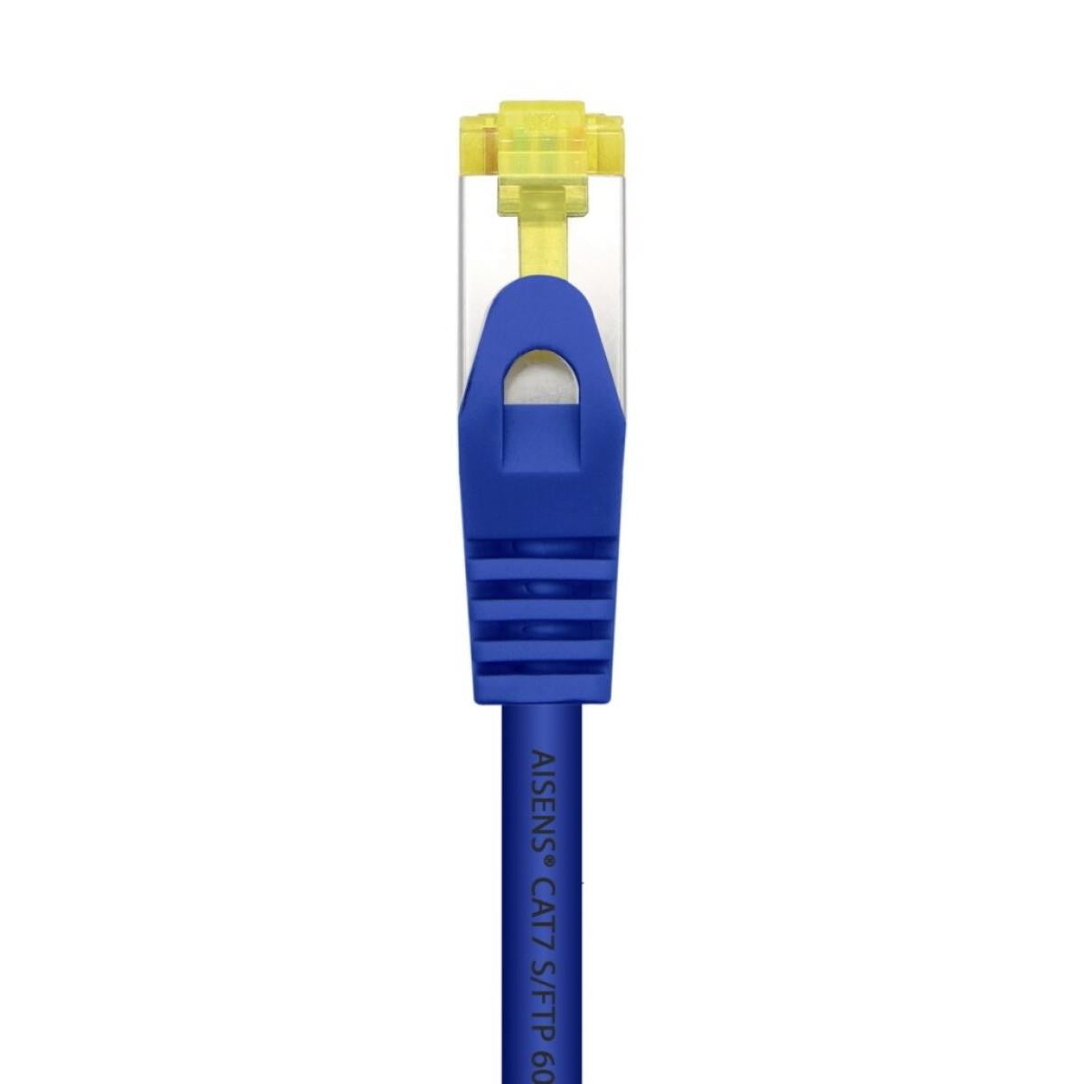 Cable RJ45 LSZH Cat.7 S/FTP de 2 metros | 600 MHz | PIMF | AWG26 - AZUL