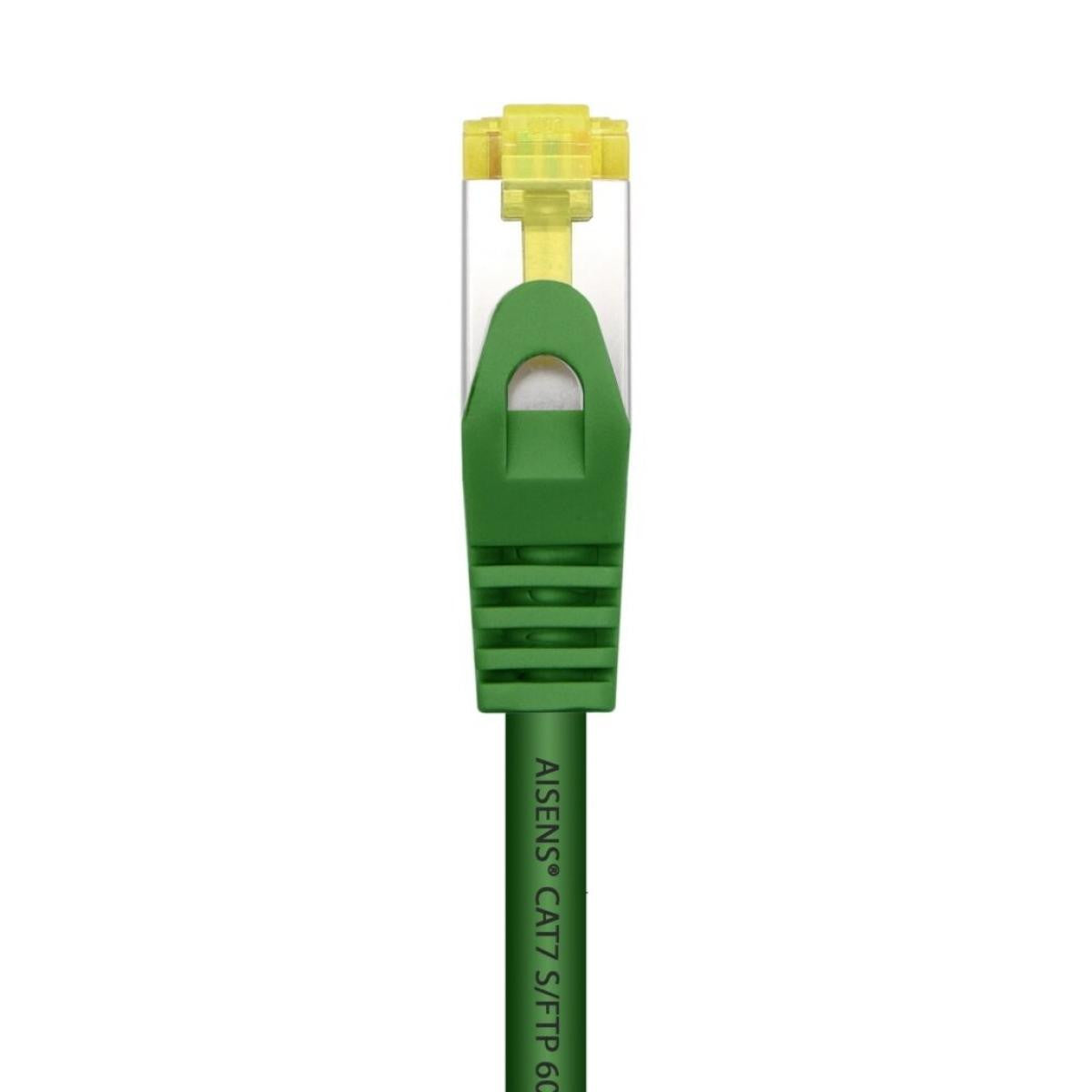 Cable RJ45 LSZH Cat.7 S/FTP de 2 metros | 600 MHz | PIMF | AWG26 - VERDE