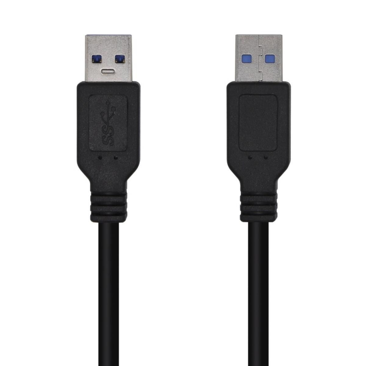 Cable USB 3.0 de tipo A/M - A/M | 3 metros | Negro