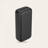 Powerbank Ksix Supra 30.000 mAh | 20 W | Power Delivery | 3 puertos de salida | Incluye cable USB-A a USB-C | Negro