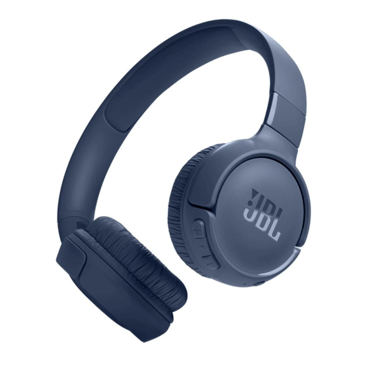 Auriculares inalámbricos - JBL Tune 520BT | Bluetooth 5.3 | Autonomía 57 horas | Plegables | Azules