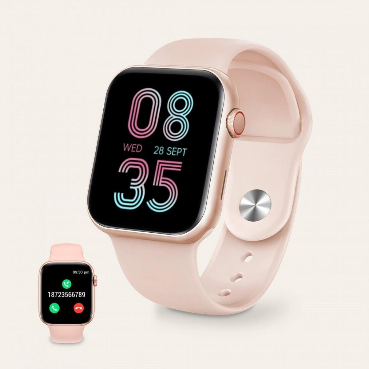 Smartwatch Ksix Urban 3 de 1.69 " Táctiles | Correas compatibles Apple | Negros | Blanco | Rosa