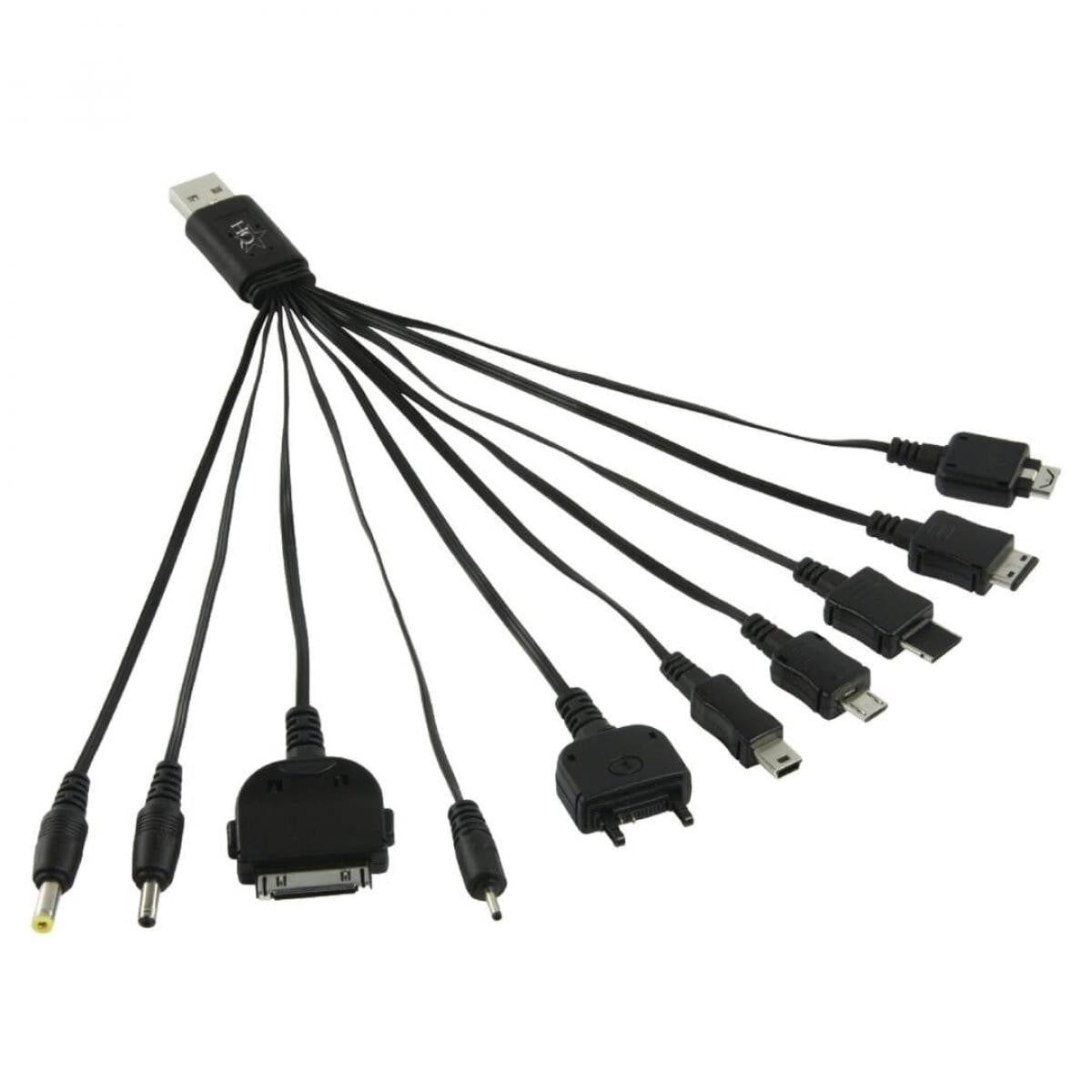 Cable de carga USB HQ multi cargador con múltiples conexiones