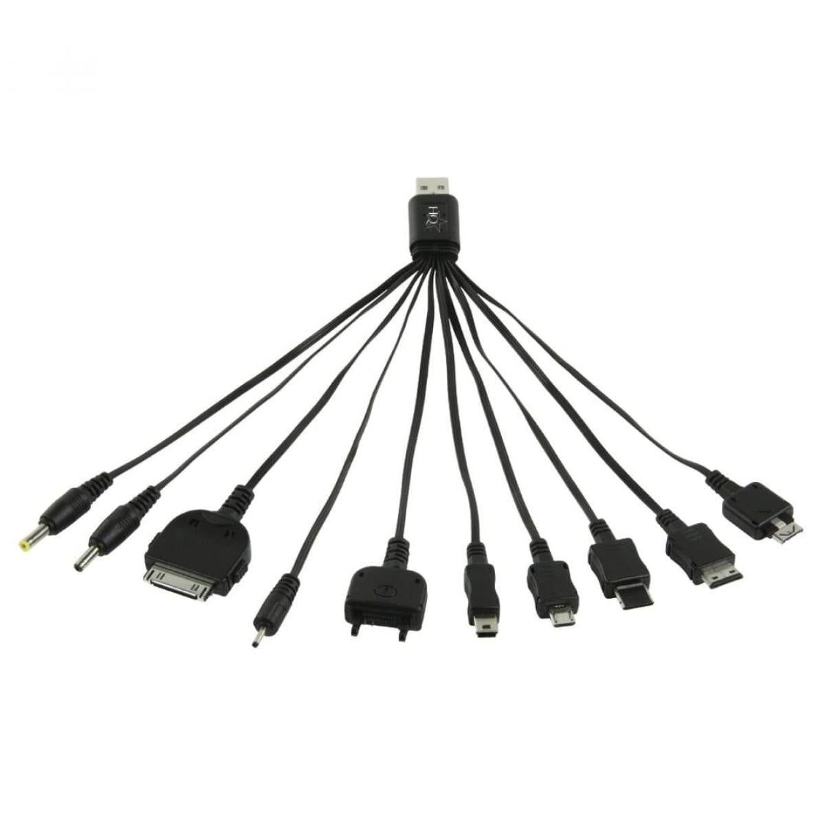 Cable de carga USB HQ multi cargador con múltiples conexiones