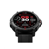 Smartwatch KSIX - GPS - Modo deporte y salud - Asistente de voz - Pantalla 1,38 - Aut. 7 días - Sumergible, Negro