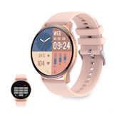 Smartwatch Ksix Core - Pantalla 1,43”- Aut. 5 días - Modo deporte y salud - Llamadas - Asistentes de voz -Sumergible -  Rosa