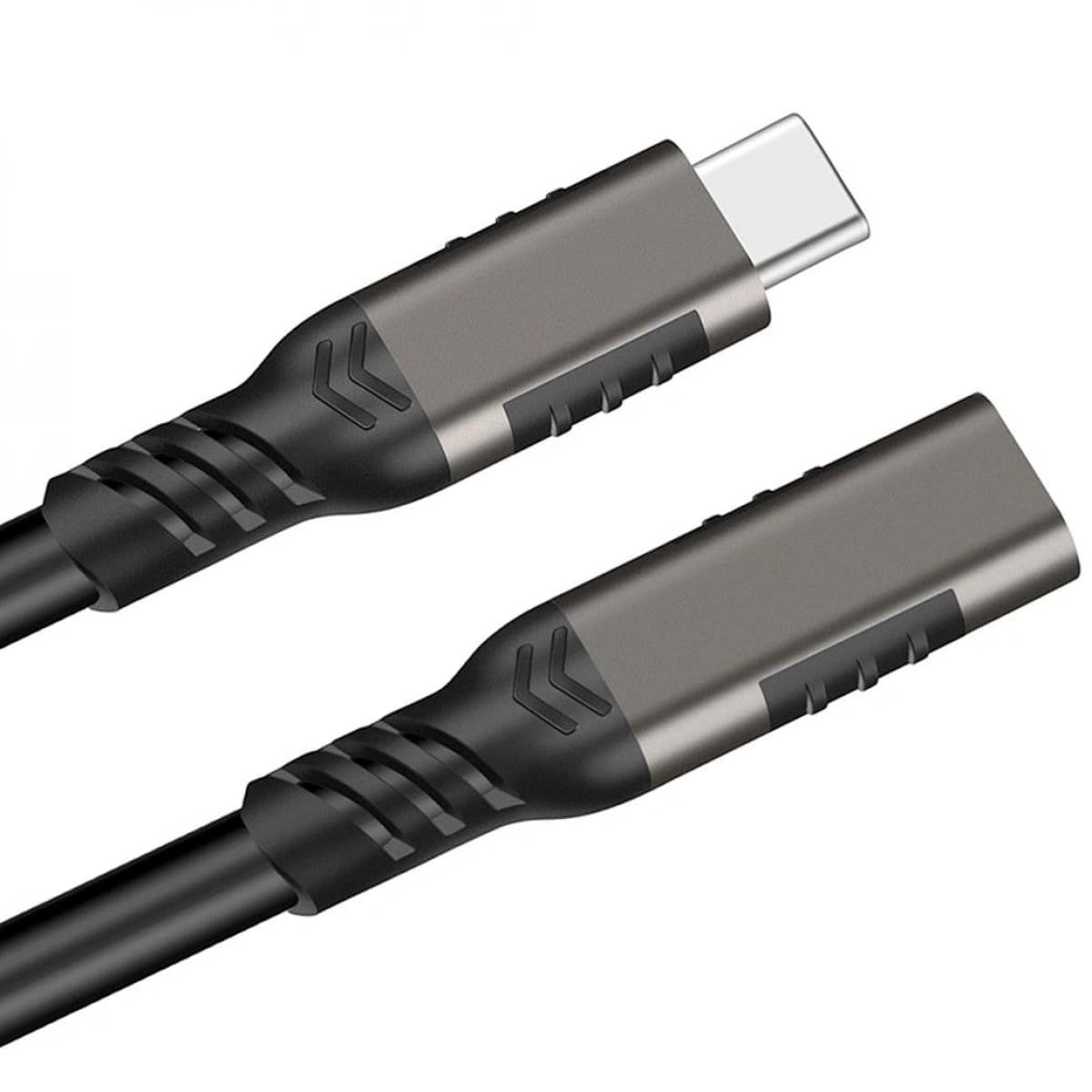 Cable QGEEM -  USB-C M/H de 10Gbps de 1,5 metros | 100W | 4K/60Hz | 20V/5A  | Compatible para Thunderbolt 3/4 Función completa