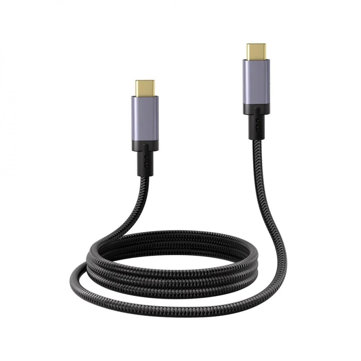 Cable QGEEM - USB 4 OEM de velocidad de transferencia de 40Gbps | 240W PD carga rápida | Para 8K60Hz pantalla HD | 1,5 metros