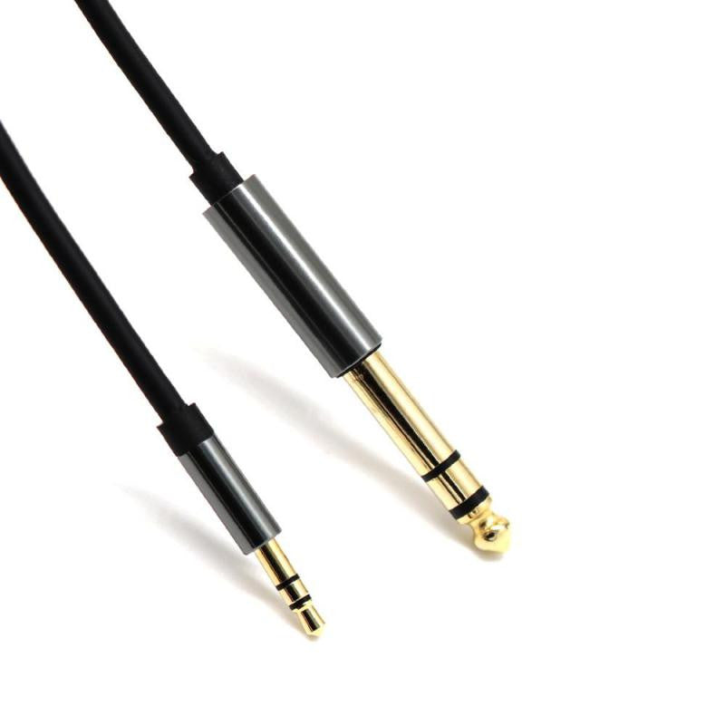 Cable Audio Instrumento Estéreo TRS Jack 6.3mm de Macho a Mini Jack 3.5mm - Distintas Medidas