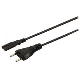 Cable Europeo-iec-320-c7 Negro - De Distintas Medidas