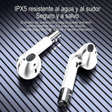 Auricular Bluetooth Kodak  Stereo y Manos Libres hasta 3.5 Horas de Autonomía - Blanco