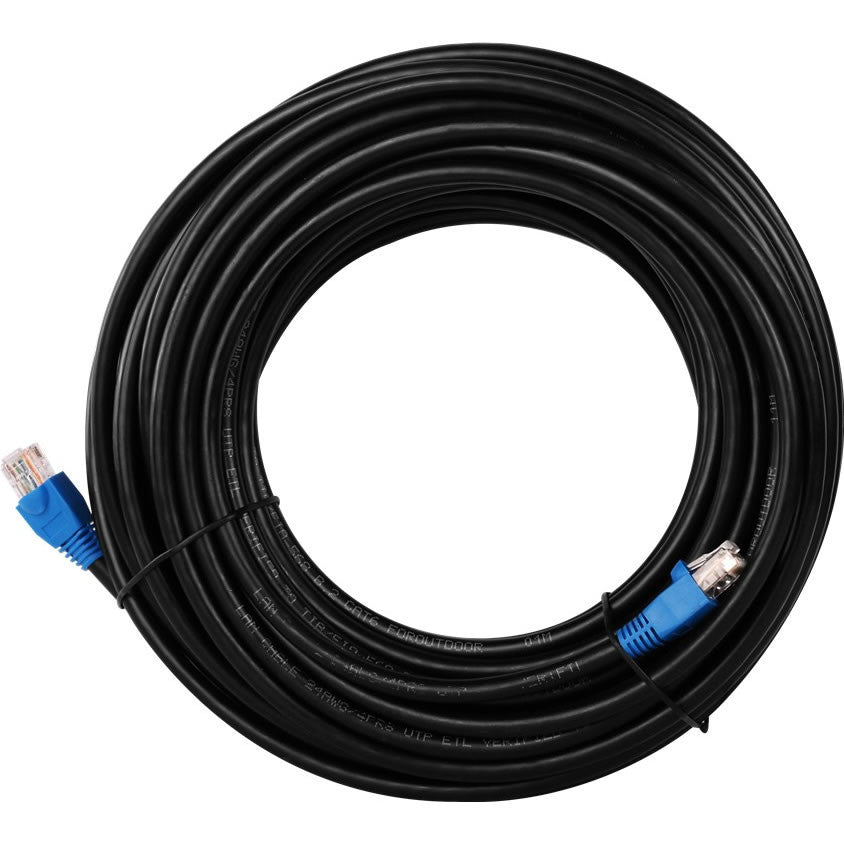 Cable red de Exterior Cat6 U/UTP | De distintas medidas - Negro