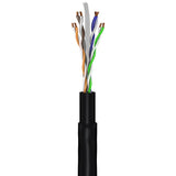 Cable red de Exterior Cat6 U/UTP | De distintas medidas - Negro