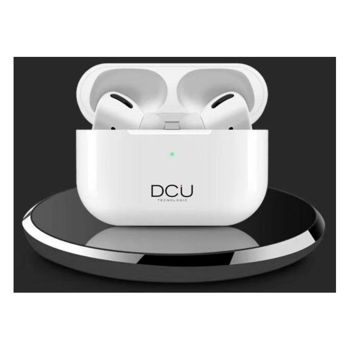 Auriculares inalámbricos DCU Tecnologic Earbuds PRO | Bluetooth 5.0 | Autonomía 4 h | Blancos