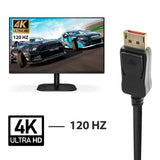 Cable Displayport v1.4 de | 8K@30hz | 5K@60hz | 4K@120hz  | Compatible Hdcp 2.2 | 3D y HDR Dinámico - De distintas medidas