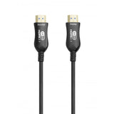 Cable de Fibra Óptica 8K@60hz de distitnas medidas con conector negro