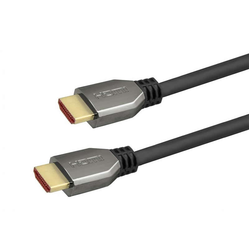 Cable Hdmi 2.1 Resolución 8K de distintas medidas con conector de plástico color Marrón