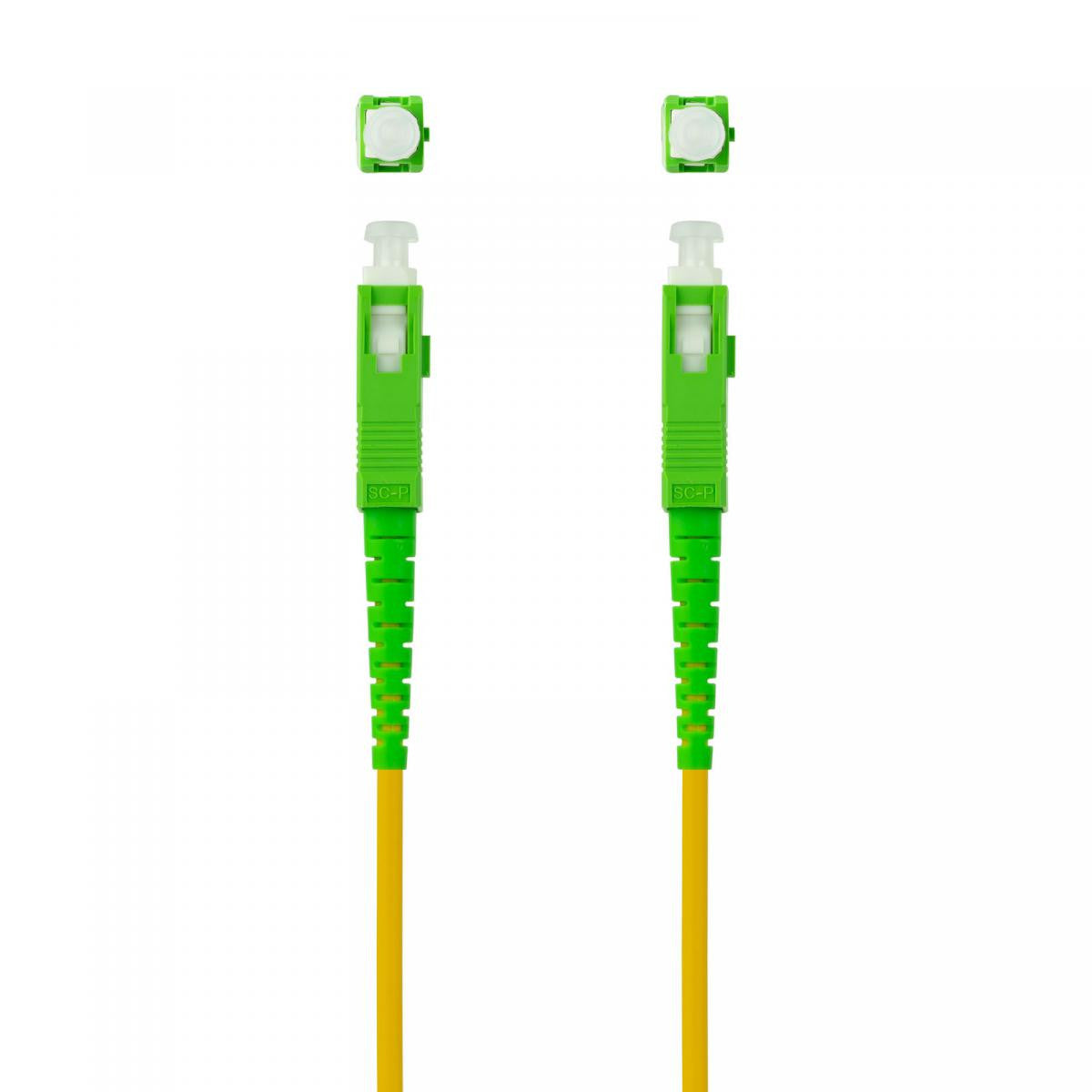 Cable Fibra Óptica 2xsc/apc Monomodo OS2 - Distintas medidas - Amarillo