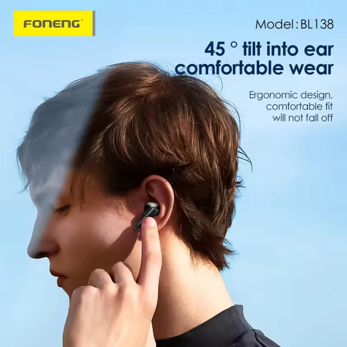 Auriculares Inalámbricos Foneng BL138 - Beige