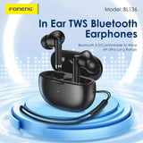 Auriculares inalámbricos TWS con cordón para auriculares y Bluetooth 5.3 - Blancos o Negros