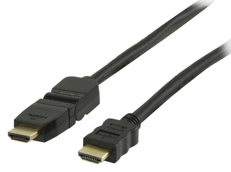 Cable Hdmi Negro Conector Girable - De distintas medidas