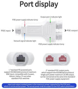 Extensor/Inyector PoE/PoE+ - IP68 - 802.3af/at de 30W hasta 100m