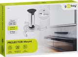 Soporte Goobay de techo para proyector - Blanco