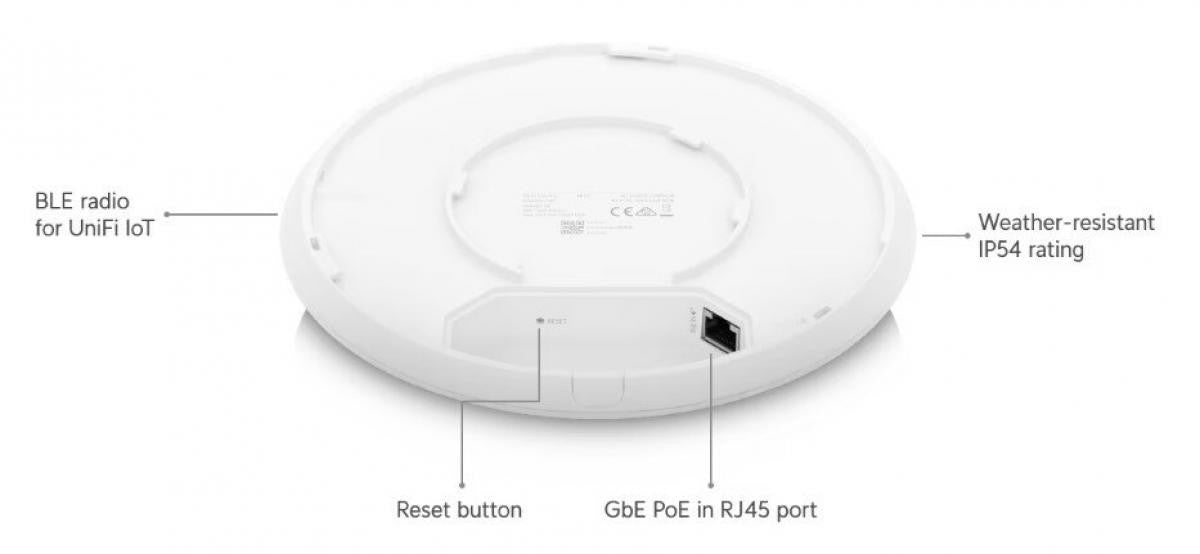 Ubiquiti Networks U6 Pro Punto de Acceso Inalámbrico Wifi 6 4800 Mbit/s PoE