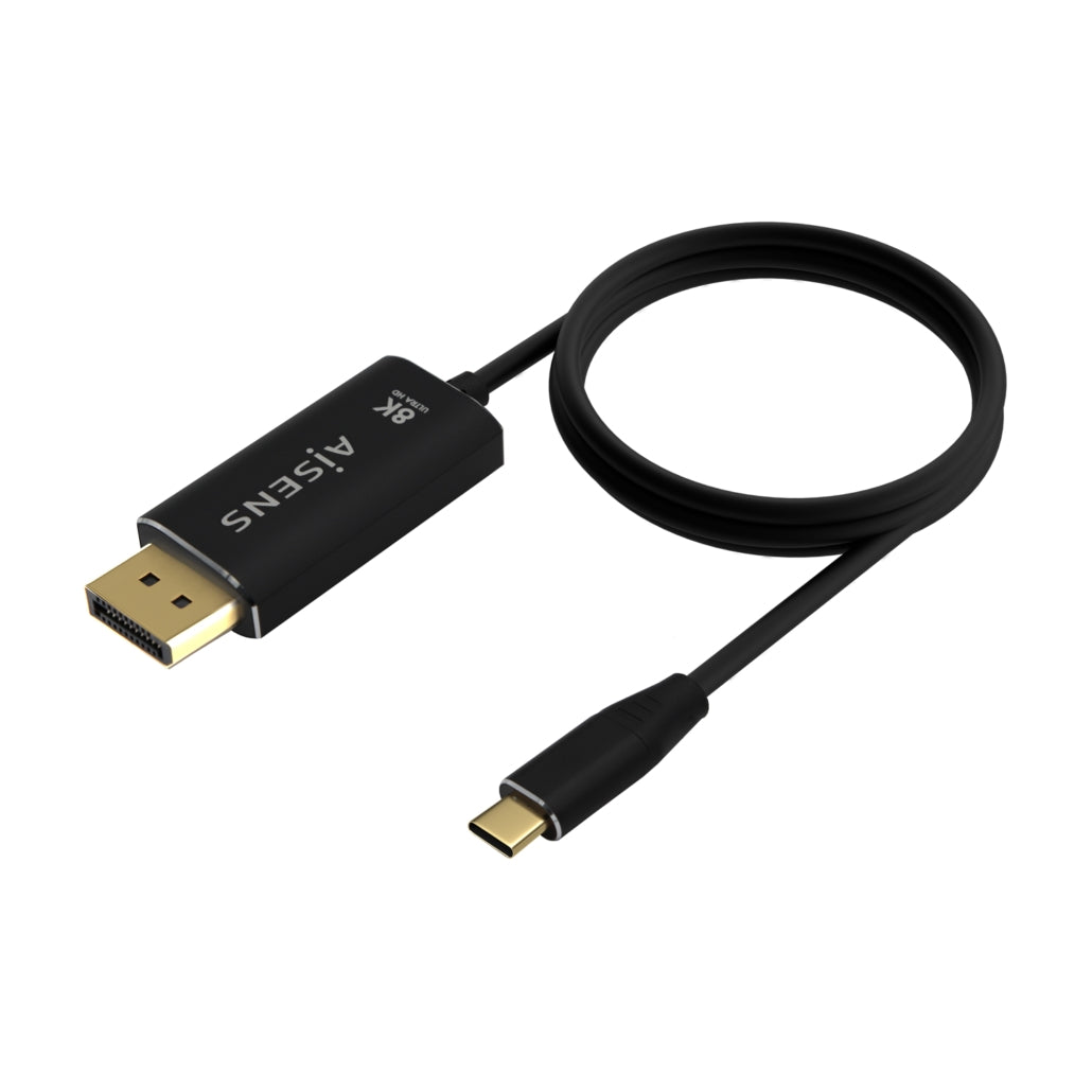 Cable USB-C a Displayport 8K 60Hz, USB-C/M-DP/M, Negro