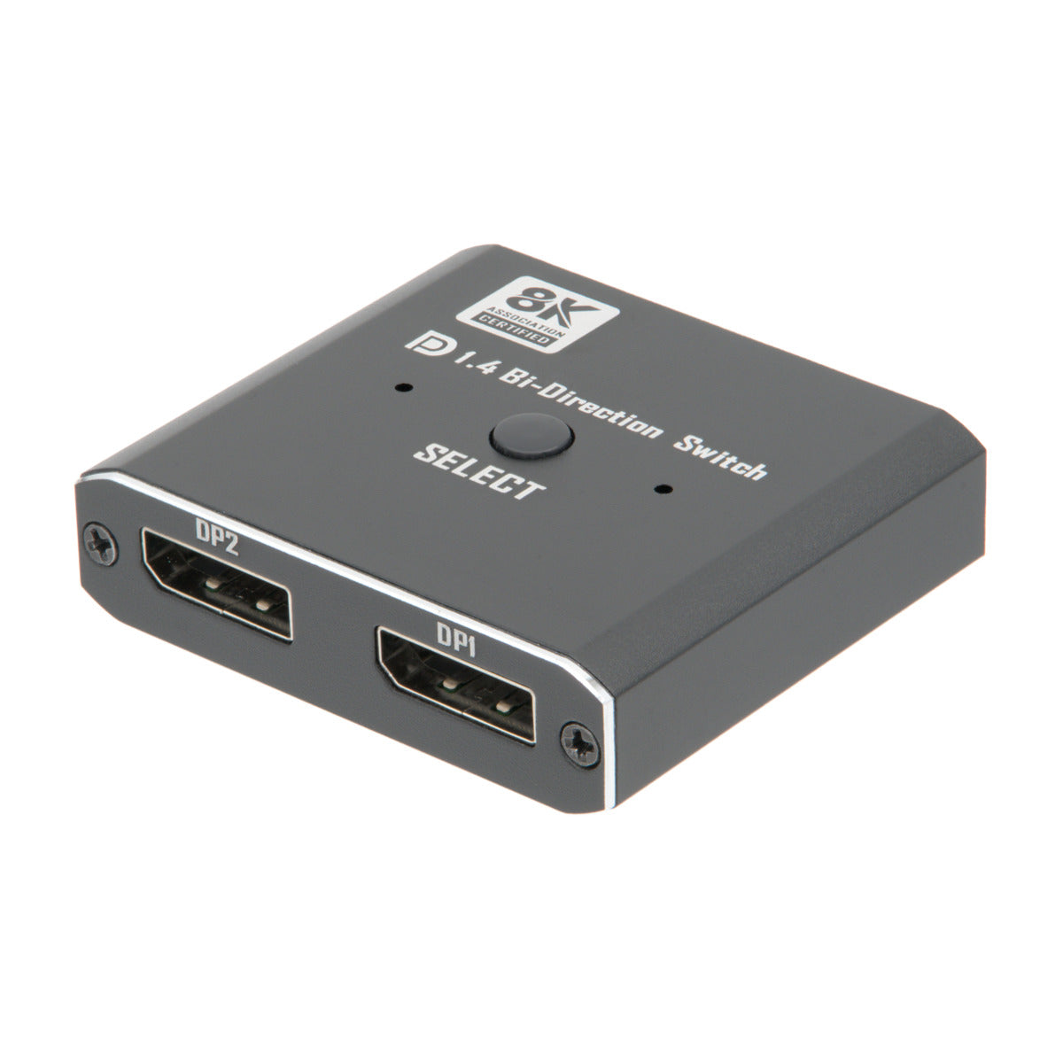 Switch DisplayPort Bidireccional 1x2 (no Splitter) / 2x1 4K@60Hz